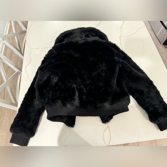 Black faux jacket S - Picture 3 of 3